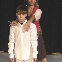 barrett barnes as 10 year old tommy with rachel deegan as the acid queen